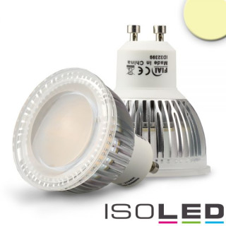 ISO112337 / GU10 LED Strahler 6W Glas diffuse, warmweiss / 9009377029325