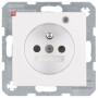 BER6765091909 / Steckdose m SK-Stift LED S.1/B.3/B.7 pw / EAN 4011334362654