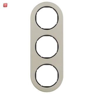 BER10132004 / Rahmen 3fach R.Classic E-Stahl schw / EAN 4011334392330