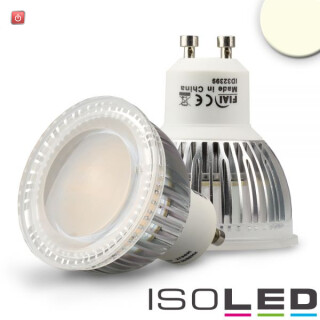 ISO112338 / GU10 LED Strahler 6W Glas diffuse, neutralweiss / 9009377029356