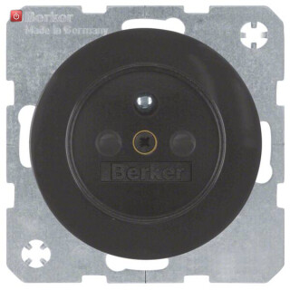 BER6765762045 / Steckdose m SK-Stift erh. BS R.1/R.3 sw / EAN 4011334393955