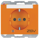 BER41107114 / Steckdose SCHUKO LED BSF erh BS K.1 ora /...