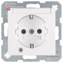 BER41108989 / Steckd. SCHUKO LED BSF erh BS S.1/B.x pw / EAN 4011334360933