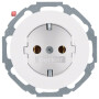 BER47272089 / Steckdose SCHUKO 45° R.1/R.3 pw / EAN 4011334366690