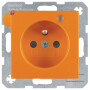 BER6765091914 / Steckdose m SK-Stift LED S.1/B.3/B.7 ora / EAN 4011334362661