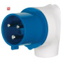 BER578301 / CEE Winkelstecker 3Pol 32A grau/blau / EAN 4011334333326