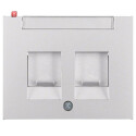 BER11827003 / Zentralstück m Staubs u BF K.5 Alu /...
