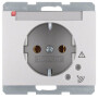 BER41527103 / Steckdose SCHUKO Üspgsch. u BF K.5 Alu / EAN 4011334378419