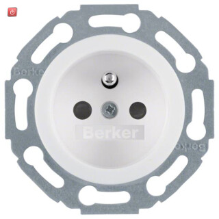 BER676879 / Steckdose mit Schutzkont.s 2P Ki Gs pw / EAN 4011334320388
