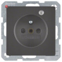 BER6765096086 / Steckdose m SK-Stift LED Q.1/Q.3 anth /...