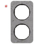BER10122374 / Rahmen 2fach R.1 Beton schw / EAN 4011334412892