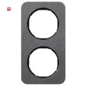 BER10122384 / Rahmen 2fach R.1 Schiefer schw / EAN...