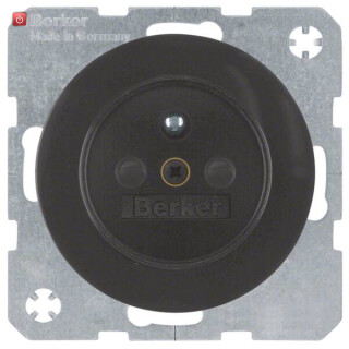 BER6768762045 / Steckdose m SK-Stift erh. BS R.1/R.3 sw / EAN 4011334365372