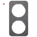 BER10122389 / Rahmen 2fach R.1 Schiefer pw / EAN...