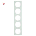 BER10152209 / Rahmen 5fach R.3 Glas polarweiß / EAN...
