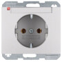 BER47397003 / Steckdose SCHUKO m BF K.5 Alu / EAN 4011334378471