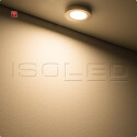 ISO112354 / LED Aufbauspot nickel gebürstet 3W, 12V/DC, warmweiss / 9009377029738