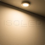 ISO112354 / LED Aufbauspot nickel gebürstet 3W, 12V/DC, warmweiss / 9009377029738
