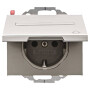 BER47487103 / Steckdose SCHUKO m KD u BF K.5 Alu / EAN 4011334378495
