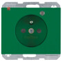 BER6765097013 / Steckdose m SK-Stift LED erh. BS K.1 grü / EAN 4011334362814