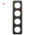 BER10142354 / Rahmen 4fach R.1 Raucheiche schw / EAN...