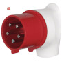 BER578201 / CEE Winkelstecker 5Pol 32A grau/rot / EAN 4011334333319