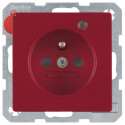 BER6765096015 / Steckdose m SK-Stift LED e BS Q.1/Q3 rot...