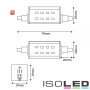 ISO112385 / R7s LED Stab SLIM, 5 Watt , 24 SMD, L: 78mm, warmweiss / 9009377030260