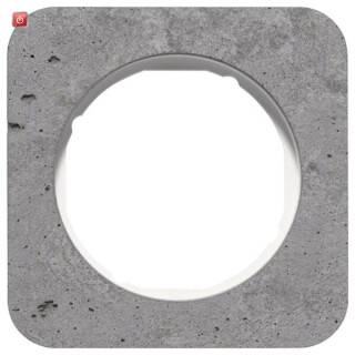 BER10112379 / Rahmen 1fach R.1 Beton pw / EAN 4011334412861