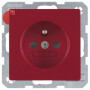 BER6768766012 / Steckdose m SK-Stift erh BS Q.1/Q.3 rot / EAN 4011334332459