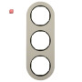 BER10132084 / Rahmen 3fach R.Classic Alu schw / EAN 4011334392385