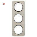 BER10132104 / Rahmen 3fach R.1 E-Stahl schw / EAN...