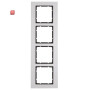 BER10146904 / Rahmen 4fach B.7 Alu/anthrazit / EAN 4011334372622