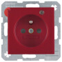 BER6765091915 / Steckdose m SK-Stift LED S.1/B.3/B.7 rot / EAN 4011334362685