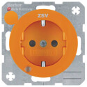 BER41102007 / Steckdose SCHUKO LED erh BS R.1/R.3 ora /...