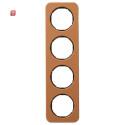 BER10142364 / Rahmen 4fach R.1 Leder braun schw / EAN...