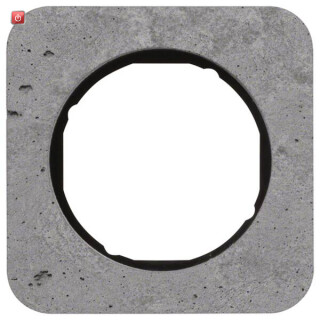 BER10112374 / Rahmen 1fach R.1 Beton schw / EAN 4011334412878