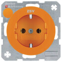 BER47432007 / Steckdose SCHUKO m Druck R.1/R.3 ora...