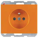 BER6765097014 / Steckdose m SK-Stift LED erh. BS K.1 ora...