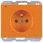 BER6765097014 / Steckdose m SK-Stift LED erh. BS K.1 ora / EAN 4011334362807
