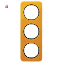 BER10132334 / Rahmen 3fach R.1 Acryl orange Transl. Sw /...