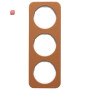 BER10132369 / Rahmen 3fach R.1 Leder braun pw / EAN 4011334413004