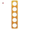 BER10152339 / Rahmen 5fach R.1 Acryl orange transp. pw /...