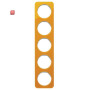 BER10152339 / Rahmen 5fach R.1 Acryl orange transp. pw / EAN 4011334400097