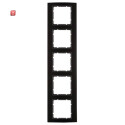 BER10153005 / Rahmen 5fach B.3 Alu schwarz/anthrazit /...