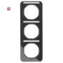 BER10132125 / Rahmen 3fach mit BF senk R.X schw / EAN 4011334392729