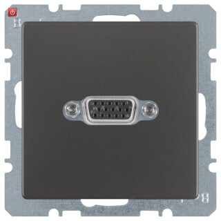 BER3315406086 / VGA Steckdose Q.1/Q.3 anthrazit samt / EAN 4011334379775