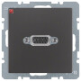 BER3315406086 / VGA Steckdose Q.1/Q.3 anthrazit samt / EAN 4011334379775