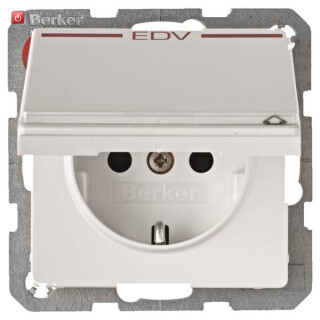 BER47526059 / Steckdose SCHUKO m KD rot BF BS Q1/3 pw / EAN 4011334329343