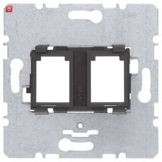 BER454202 / Tragpl. m An 2fach f 3M Modular Jacks / EAN 4011334402398